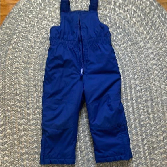 Kid’s LL Bean Blue Snow Bib Overall Snow Pants - Picture 1 of 6